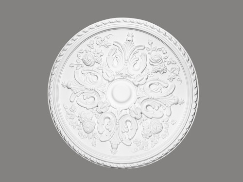 Rozeta B3015. Kolor: biały. Wymiary: 82.8 x 6.4 [cm]