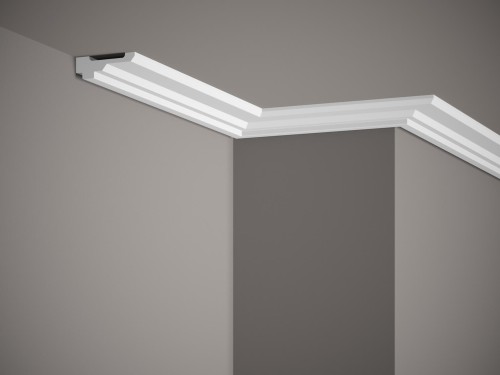 Listwa sufitowa MDB164. Kolor: biały. Wymiary: 200 x 2.1 x 6.2 [cm]