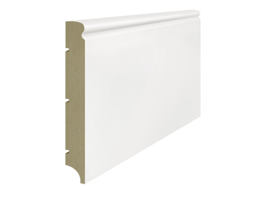 Lagrus TALIA 150 Listwa MDF Biała RAL 9003; Wymiar: 16x150x2440 mm