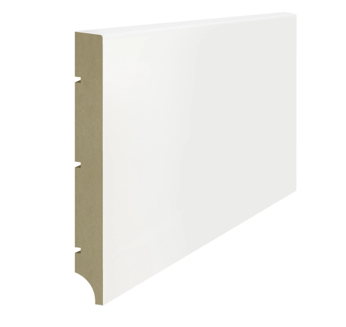 Lagrus STANDARD 150 Listwa MDF Biała RAL 9003; Wymiar: 16x150x2440 mm