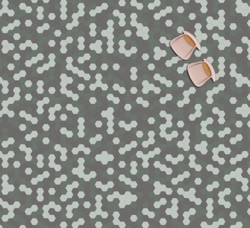 MODULEO MOODS HEXAGON 344. Klasa 23-33-42. Panele Hexagon winylowe klejone; Wymiar: 196 x 226,3 x 2,50 mm, warstwa ścierna 0,55 mm
