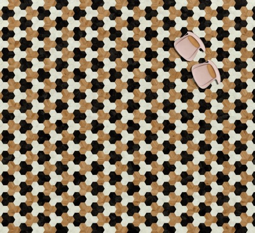 MODULEO MOODS HEXAGON 354. Klasa 23-33-42. Panele Hexagon winylowe klejone; Wymiar: 196 x 226,3 x 2,50 mm, warstwa ścierna 0,55 mm