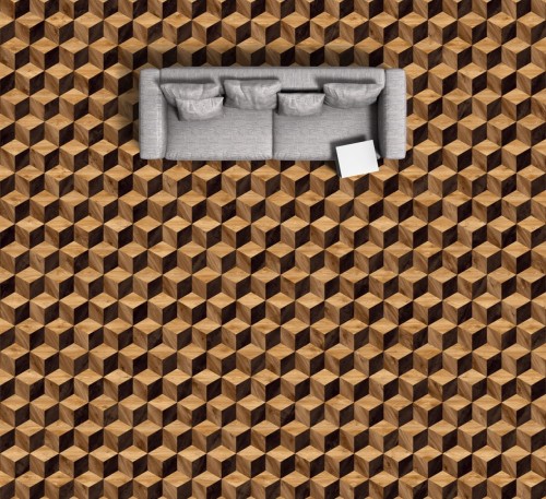 MODULEO MOODS BIG DIAMOND 357. Klasa 23-33-42. Panele Big Diamond winylowe klejone; Wymiar: 226,3 x 392 x 2,50 mm, warstwa ścierna 0,55 mm 
