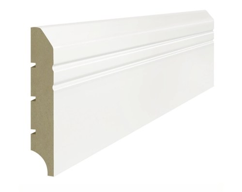 Lagrus NOVA 45 Listwa MDF Biała RAL 9003; Wymiar: 16x100x2440 mm