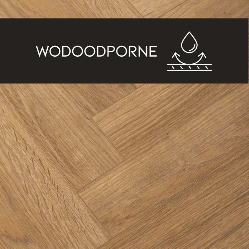Premium Floor Jodełka 87047 Dąb Belweder+; kolekcja: Maison+; jodła laminowana; klasa: 23/32; wymiary: 8 x 84 x 504 mm