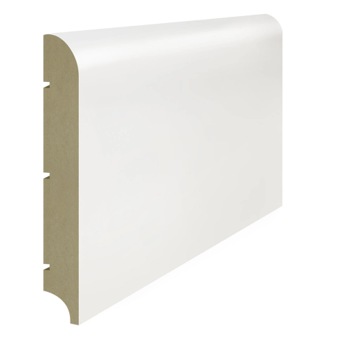 Lagrus LINEA 150 Listwa MDF Biała RAL 9003; Wymiar: 19x150x2440 mm