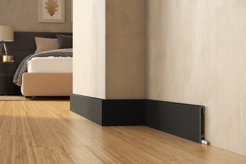Listwa podłogowa DuroFIt CZARNA RAL 9004; numer: PF100B; wymiary: 15 x 100 x 2400 mm