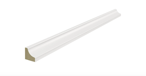 Lagrus ĆWIERĆWAŁEK Wklęsły Listwa MDF Biała RAL 9003; Wymiar: 16x16x2440 mm