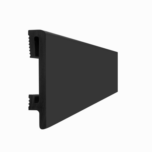 Listwa podłogowa DuroFIt CZARNA RAL 9004; numer: PF081B; wymiary: 15 x 80 x 2400 mm