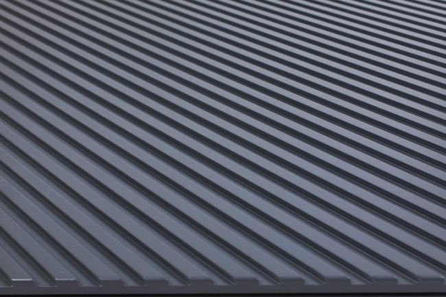 Panele Modern BF 10/kolor RAL 7012. Wymiary: 600x600x12 mm