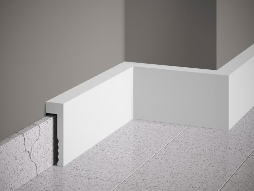 Listwa przypodłogowa Premium MD006P. Kolor: biały. Wymiary: 200 x 10.1 x 2.3 [cm]
