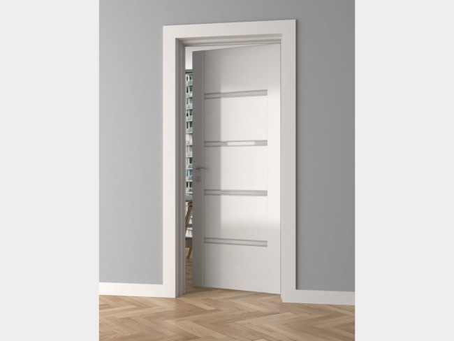Listwa do obramowań drzwi MD009E. Kolor: biały. Wymiary: 240 x 10 x 1.7 [cm]
