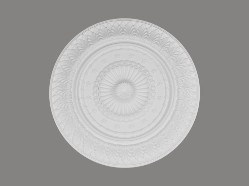 Rozeta B3050. Kolor: biały. Wymiary: 67 x 5.3 [cm]