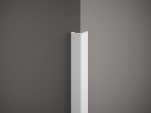 Listwa sufitowa narożna MD237. Kolor: biały. Wymiary: 200 x 3 x 3 [cm]
