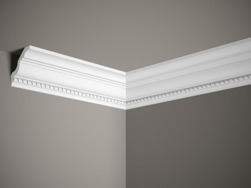 Listwa sufitowa MDA106. Kolor: biały. Wymiary: 200 x 7.5 x 7.5 [cm]