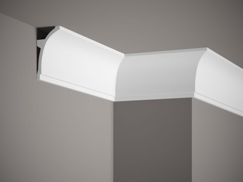 Listwa sufitowa MDB100. Kolor: biały. Wymiary: 200 x 10 x 5 [cm]
