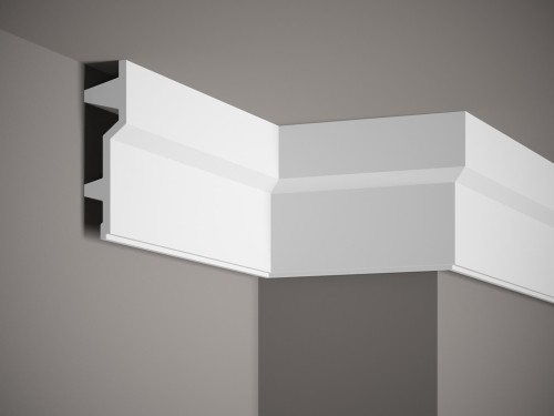 Listwa sufitowa MDB150. Kolor: biały. Wymiary: 200 x 15 x 4 [cm]